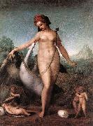 Jacopo Pontormo Leda and the Swan oil painting